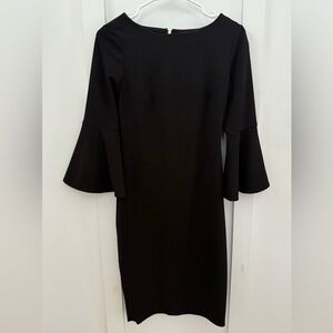 Calvin Klein Black Long Sleeve Dress